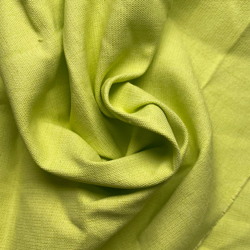 Estopa de Linho e Algodao 2m Largura Verde Lima 