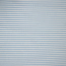 Tecido às Riscas Brancas para Calções de Banho | Azul Bebé - texland