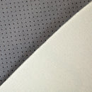 Tecido imitacao alcantara perfurado antracite tecidos para automovel texland