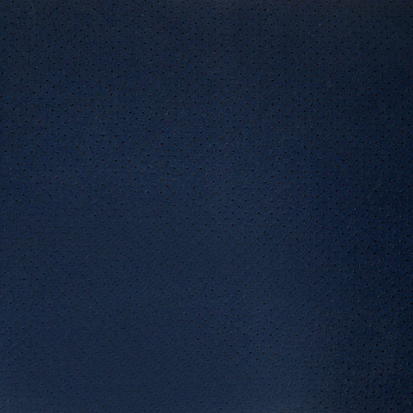 Tessuto Alcantara con schiuma perforata - blu navy
