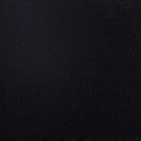 Tessuto in twill elastico xla poliestere e cotone 200g | Nero