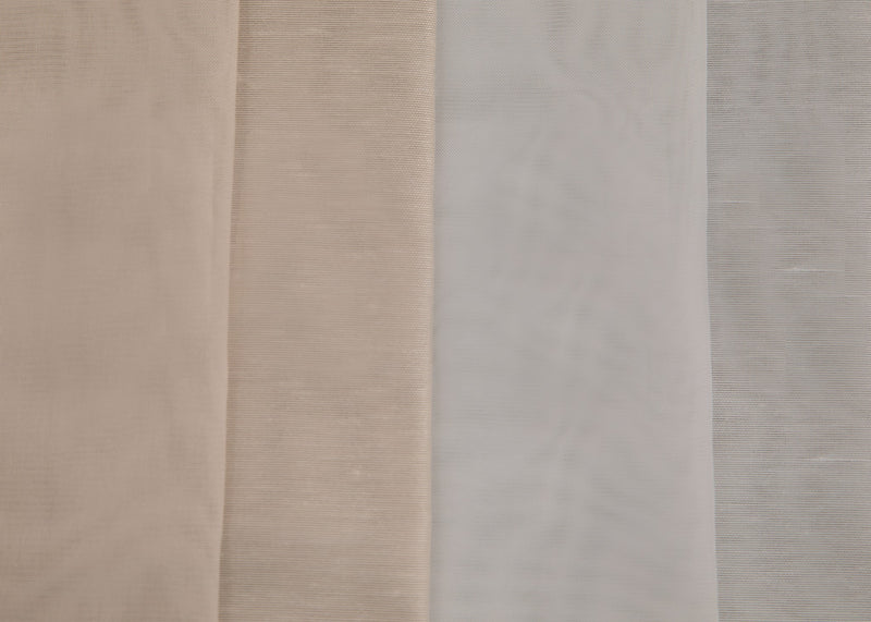 Curtain fabric - Dark Beige Voile