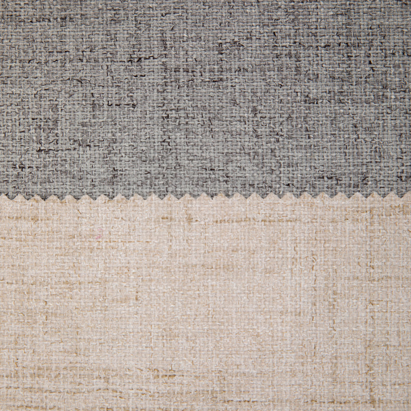 Effetto lino in tessuto blackout - ritardante di fiamme | Beige oscuro