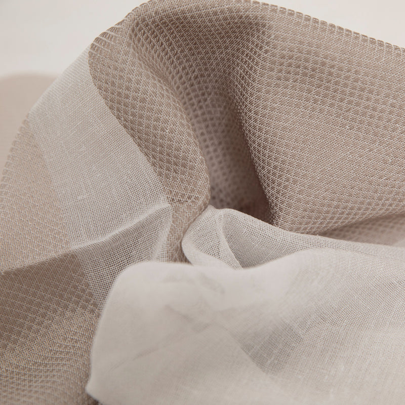 Tessuto per tende di piombo - Stripes Amadeus | Beige leggero - buio