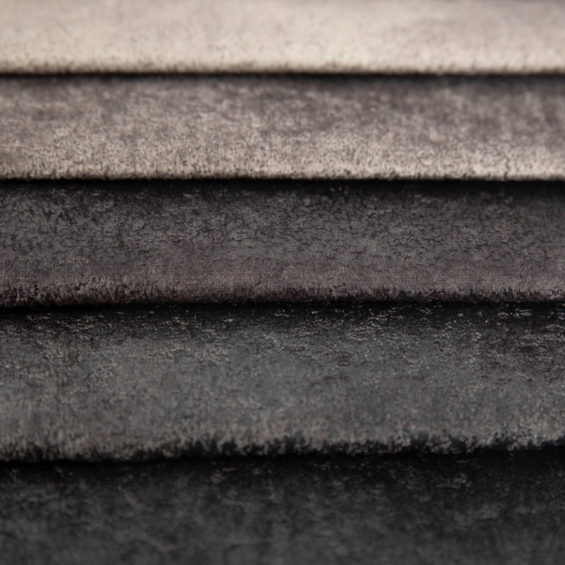 Tessuto vellutato per tappezzeria - OLPO | Grigio nero